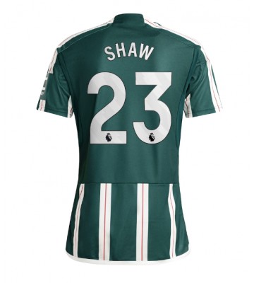Manchester United Luke Shaw #23 Bortatröja 2023-24 Kortärmad
